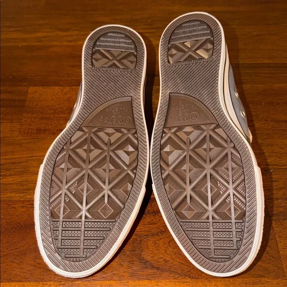 Converse 554880F ladies US 8 Chuck Taylor Double Tongue Low Top Ox Gray NWOT - Picture 5 of 10